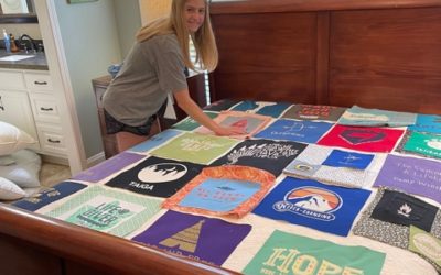 Lilly’s T-shirt quilt
