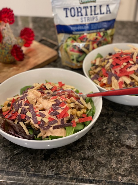 A fun recipe for a crowd or just a few…Mexican Salad! | At Home With GG